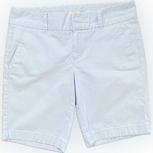 J. Crew Stretch Frankie Bermuda Chino Shorts - Size 6 - EUC